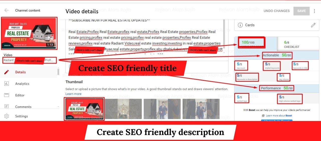 youtube SEO, your channel growth manager video top ranking expert yt
